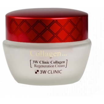 Регенерирующий крем для лица с коллагеном 3W Clinic Collagen Regeneration Cream